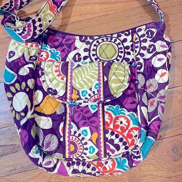 Vera Bradley Plum Crazy Crossbody - Picture 6 of 12